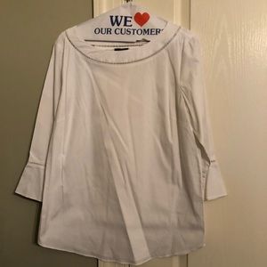 White cotton blouse